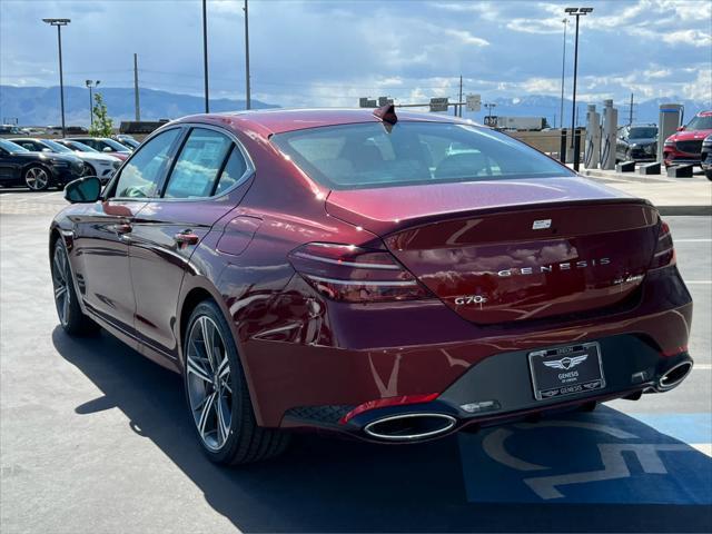 new 2025 Genesis G70 car, priced at $59,450