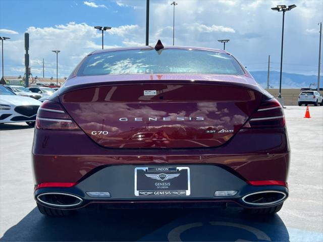 new 2025 Genesis G70 car, priced at $59,450