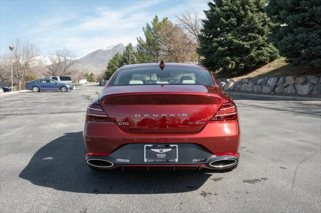 new 2025 Genesis G70 car, priced at $59,450
