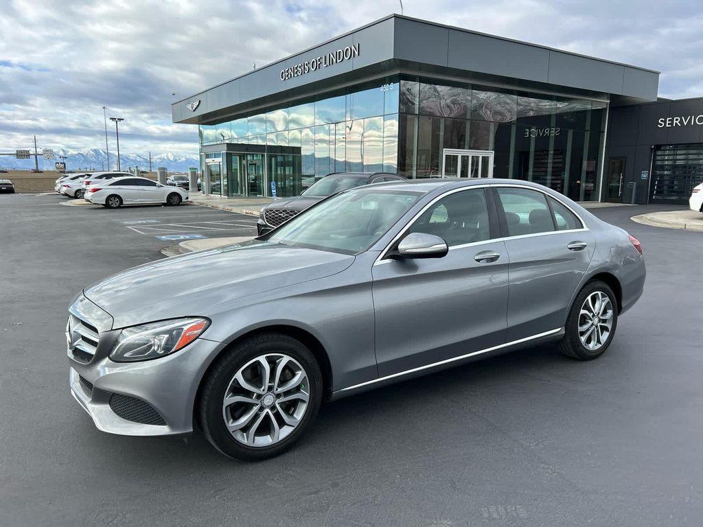 used 2015 Mercedes-Benz C-Class car, priced at $12,495