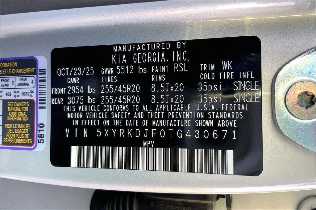 new 2026 Kia Sorento car, priced at $48,565