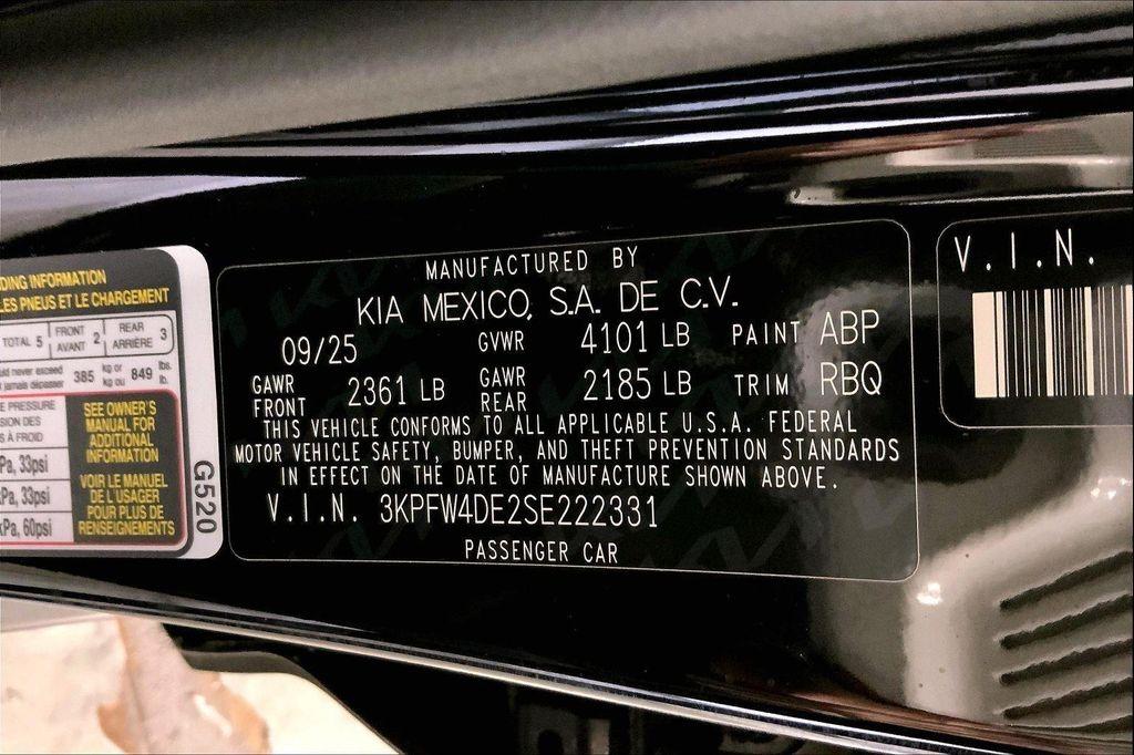 new 2025 Kia K4 car, priced at $28,385