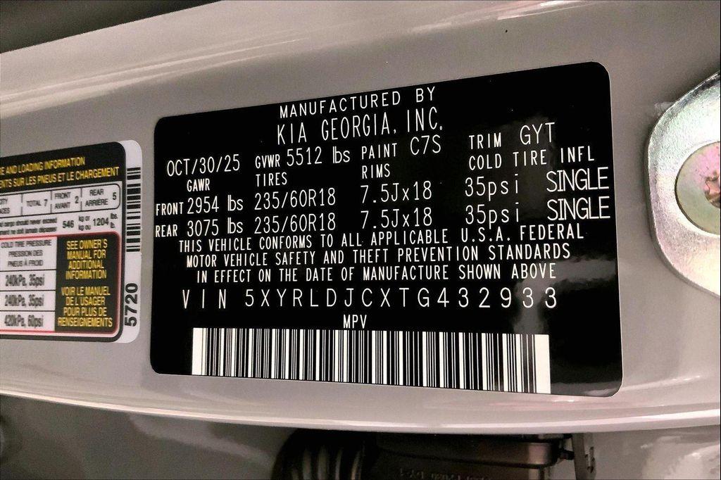 new 2026 Kia Sorento car, priced at $39,265