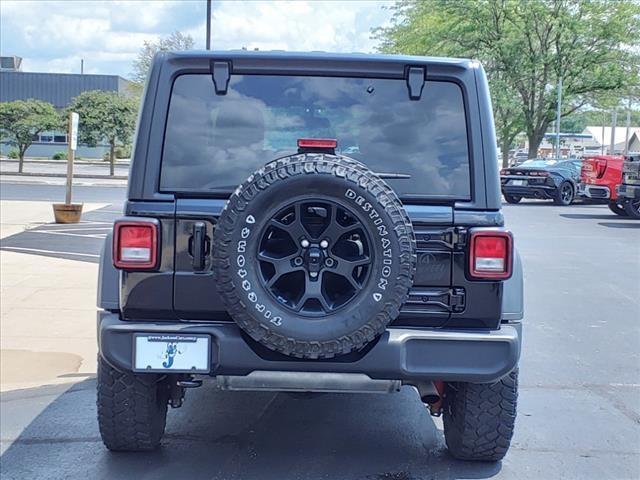 used 2021 Jeep Wrangler car, priced at $33,650