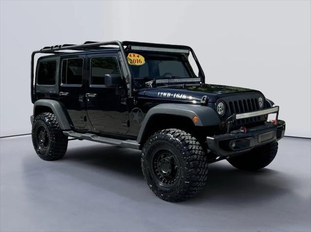 used 2016 Jeep Wrangler Unlimited car, priced at $20,000