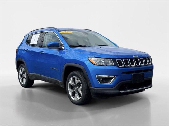 used 2021 Jeep Compass car, priced at $18,200