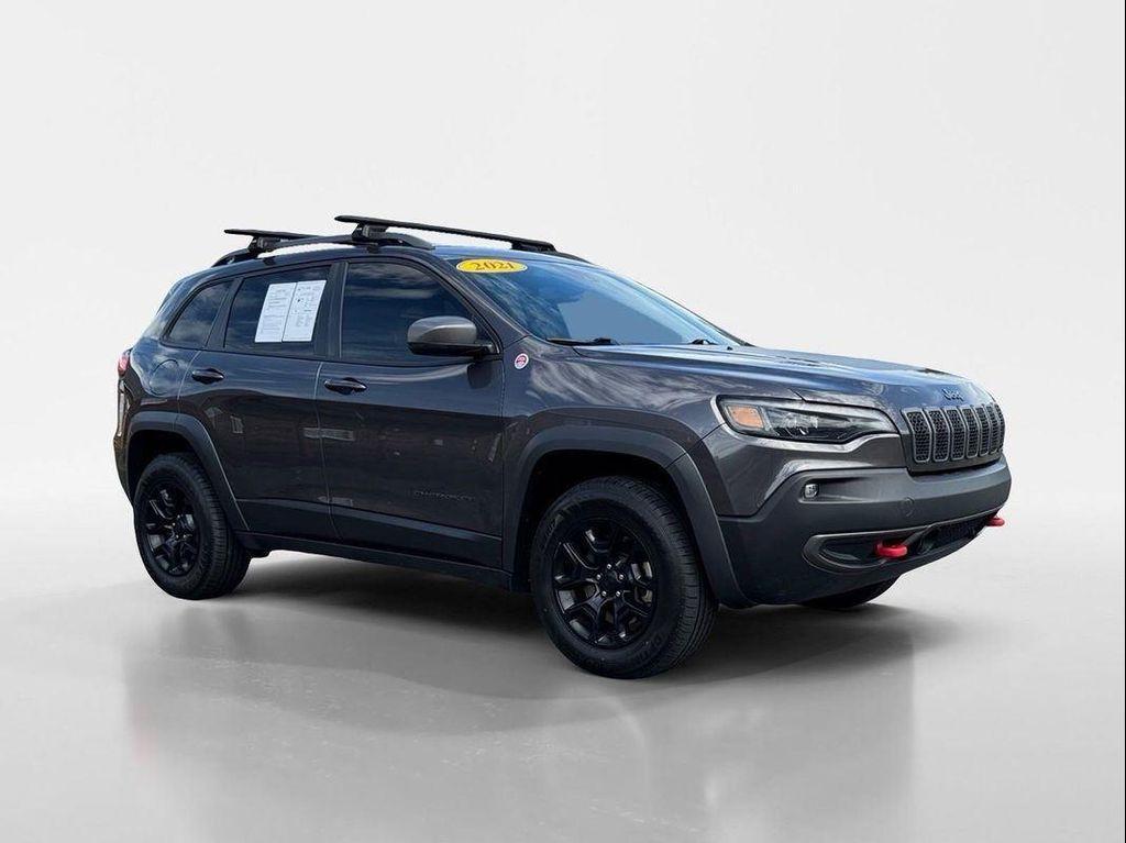used 2021 Jeep Cherokee car, priced at $20,700