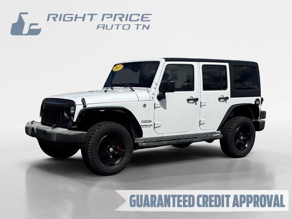 used 2017 Jeep Wrangler Unlimited car, priced at $23,022