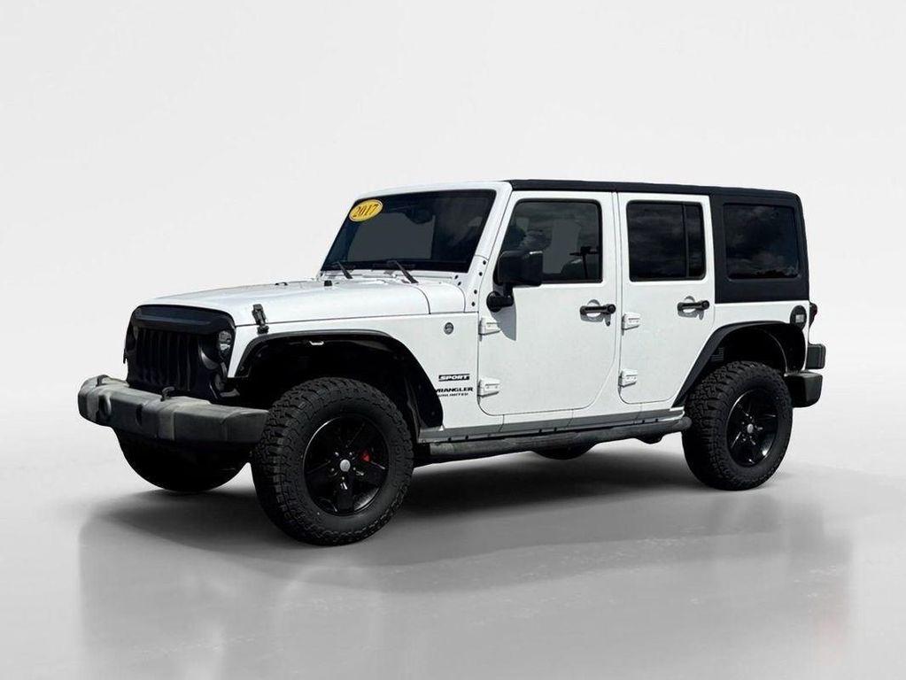 used 2017 Jeep Wrangler Unlimited car, priced at $23,022