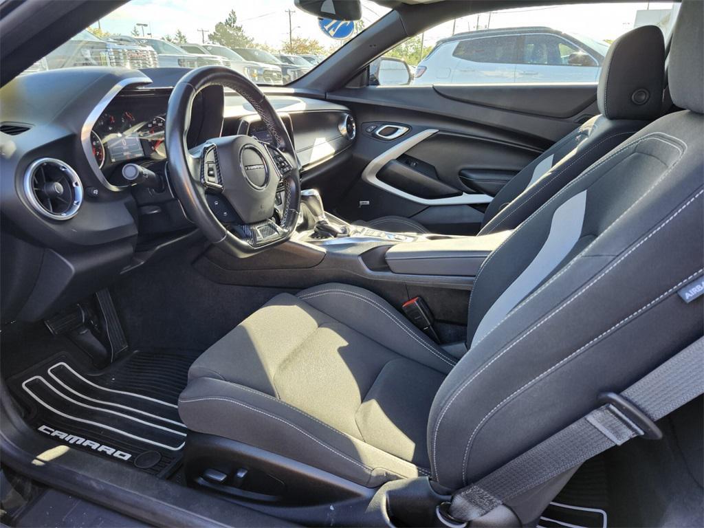 used 2021 Chevrolet Camaro car, priced at $36,588