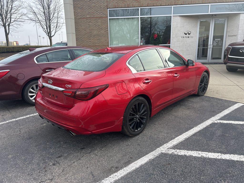 used 2021 INFINITI Q50 car, priced at $27,287