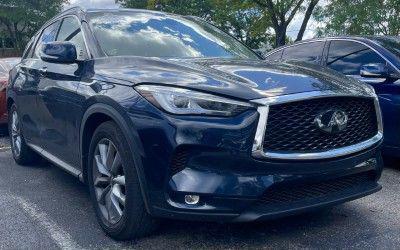 used 2021 INFINITI QX50 car, priced at $27,999