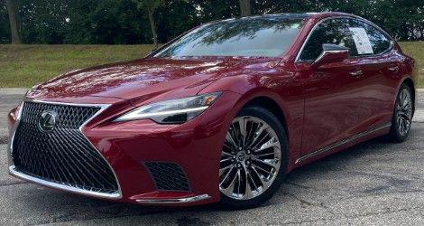 used 2023 Lexus LS 500 car, priced at $73,000