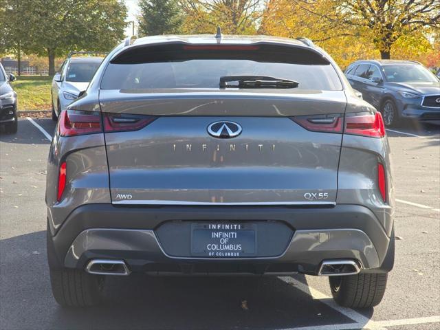 new 2025 INFINITI QX55 car, priced at $52,085