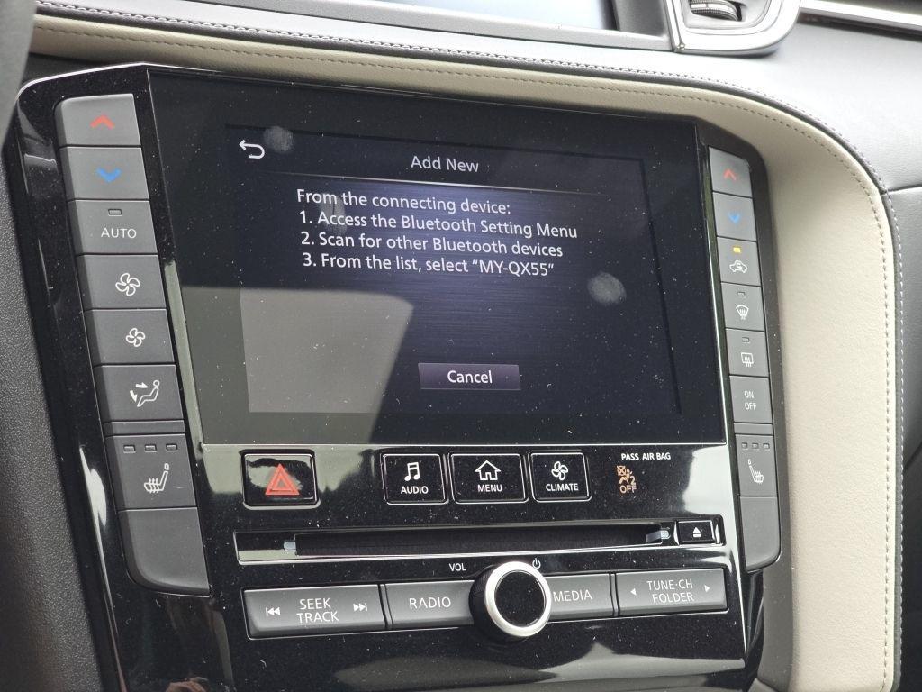new 2025 INFINITI QX55 car, priced at $44,100