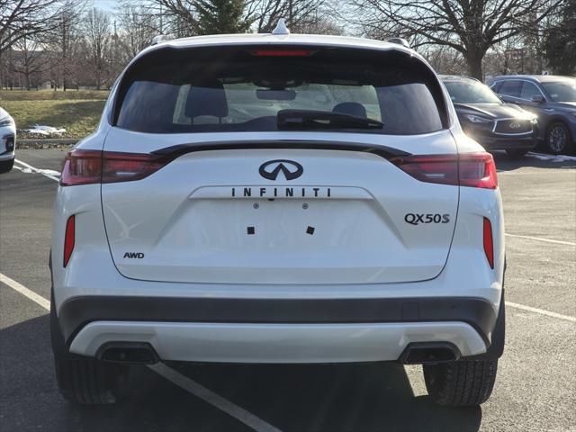 new 2025 INFINITI QX50 car, priced at $52,646