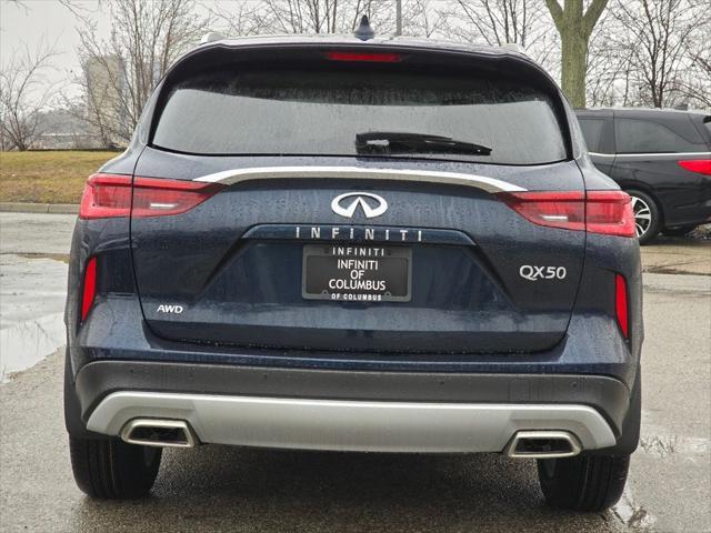 new 2025 INFINITI QX50 car, priced at $49,935