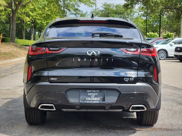 new 2025 INFINITI QX55 car, priced at $52,175