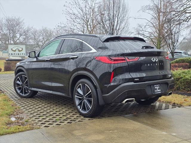 new 2025 INFINITI QX55 car, priced at $57,180