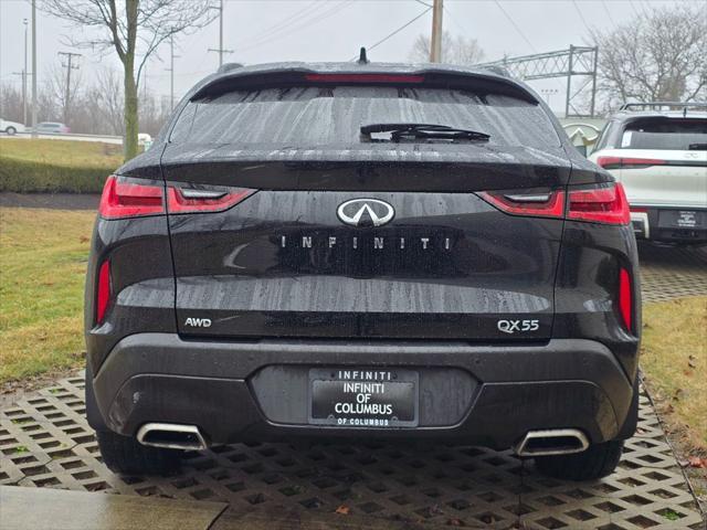 new 2025 INFINITI QX55 car, priced at $57,180