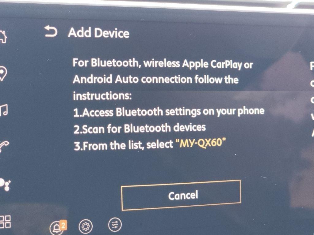 new 2026 INFINITI QX60 car, priced at $54,996