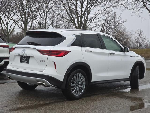 new 2025 INFINITI QX50 car, priced at $44,585