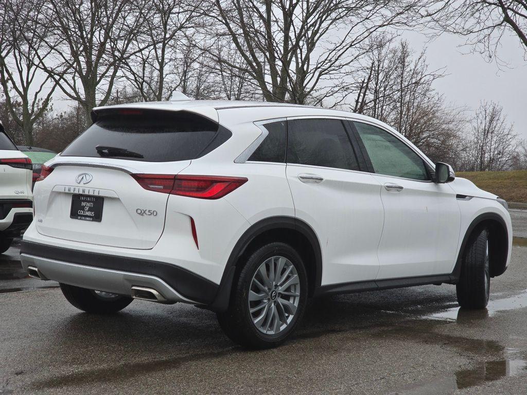 new 2025 INFINITI QX50 car, priced at $43,786
