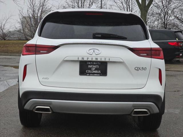 new 2025 INFINITI QX50 car, priced at $44,585