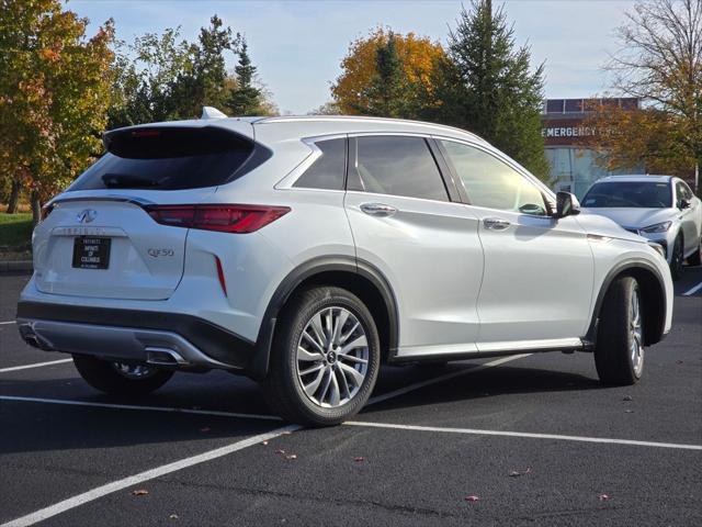 new 2025 INFINITI QX50 car, priced at $49,645