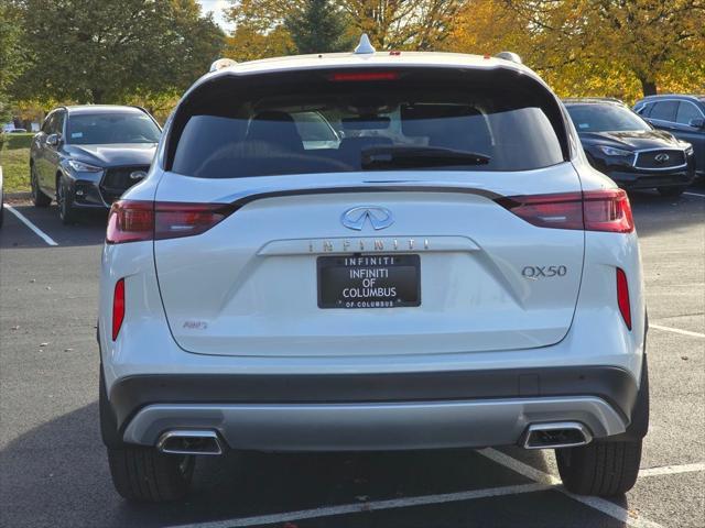 new 2025 INFINITI QX50 car, priced at $49,645