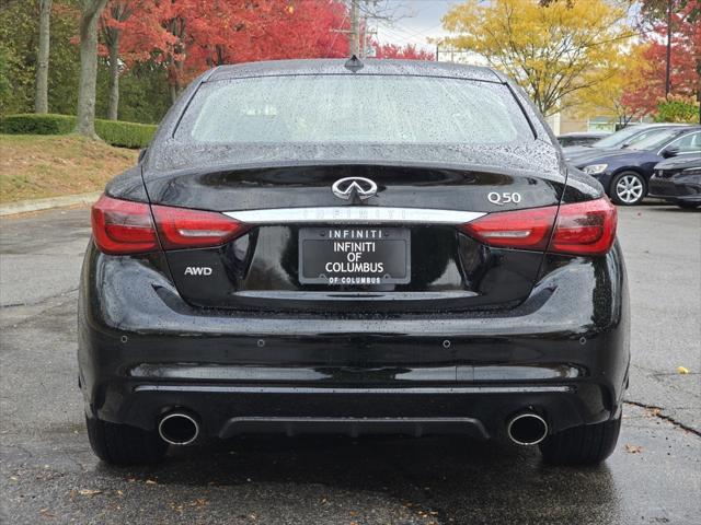 used 2021 INFINITI Q50 car, priced at $27,746