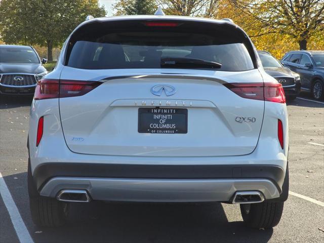new 2025 INFINITI QX50 car, priced at $50,170