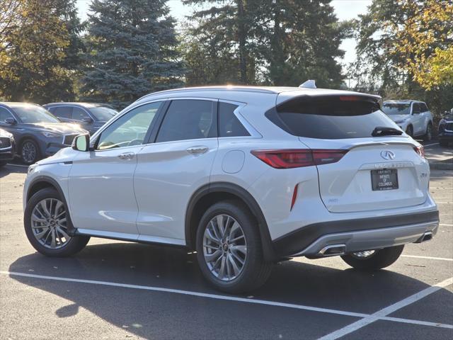 new 2025 INFINITI QX50 car, priced at $48,182