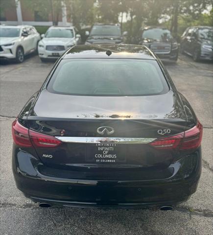 used 2022 INFINITI Q50 car, priced at $33,426