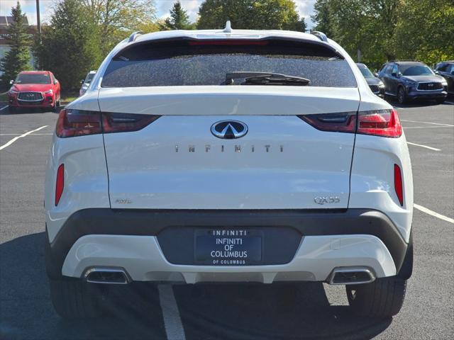 new 2025 INFINITI QX55 car, priced at $52,985