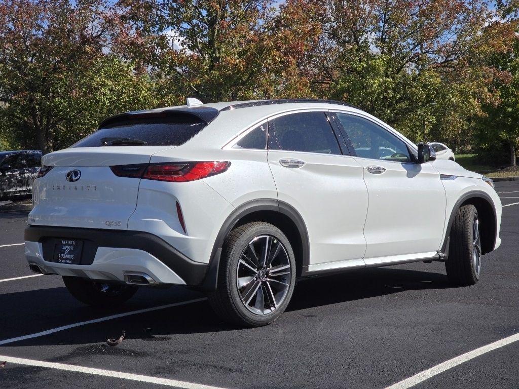 new 2025 INFINITI QX55 car, priced at $44,450