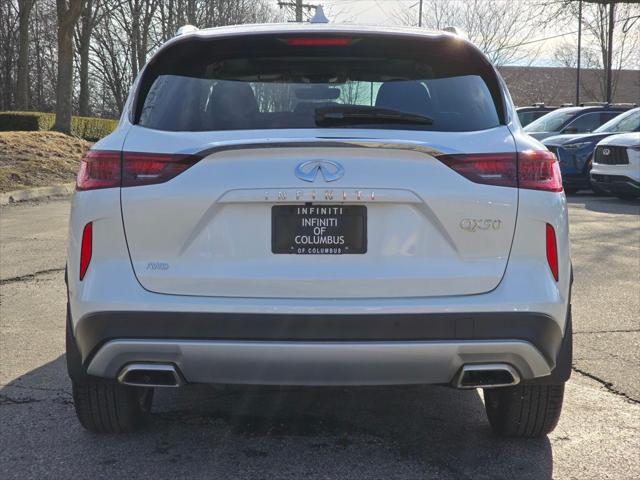 new 2025 INFINITI QX50 car, priced at $49,270
