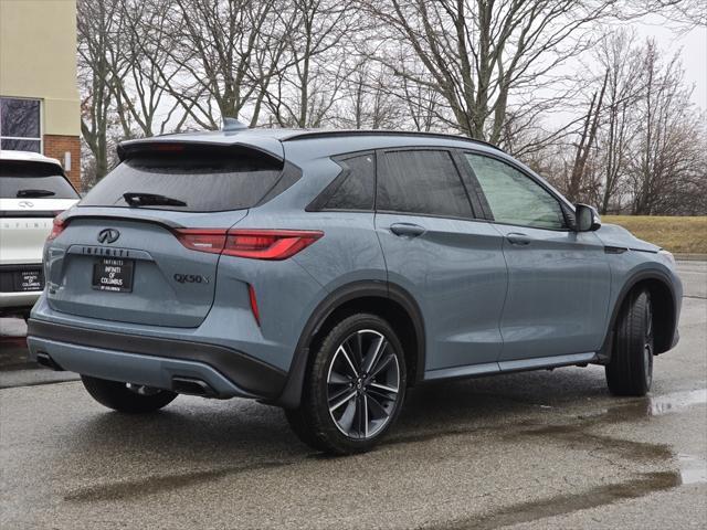 new 2025 INFINITI QX50 car, priced at $52,534