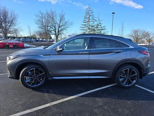 new 2025 INFINITI QX55 car, priced at $52,085