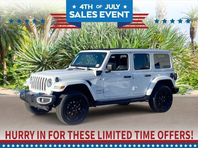 used 2022 Jeep Wrangler Unlimited 4xe car, priced at $32,295