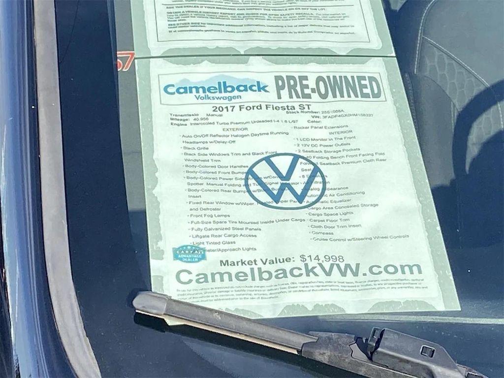 used 2017 Ford Fiesta car, priced at $14,911