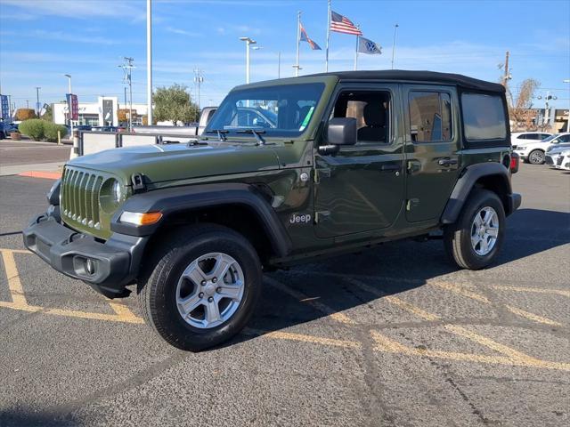 used 2021 Jeep Wrangler Unlimited car, priced at $27,729