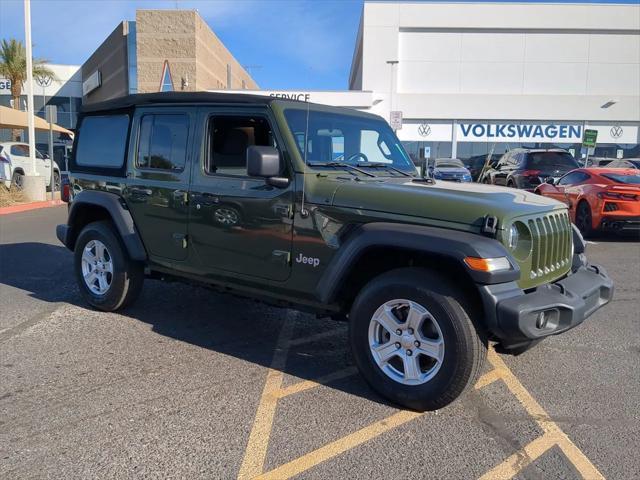 used 2021 Jeep Wrangler Unlimited car, priced at $27,729