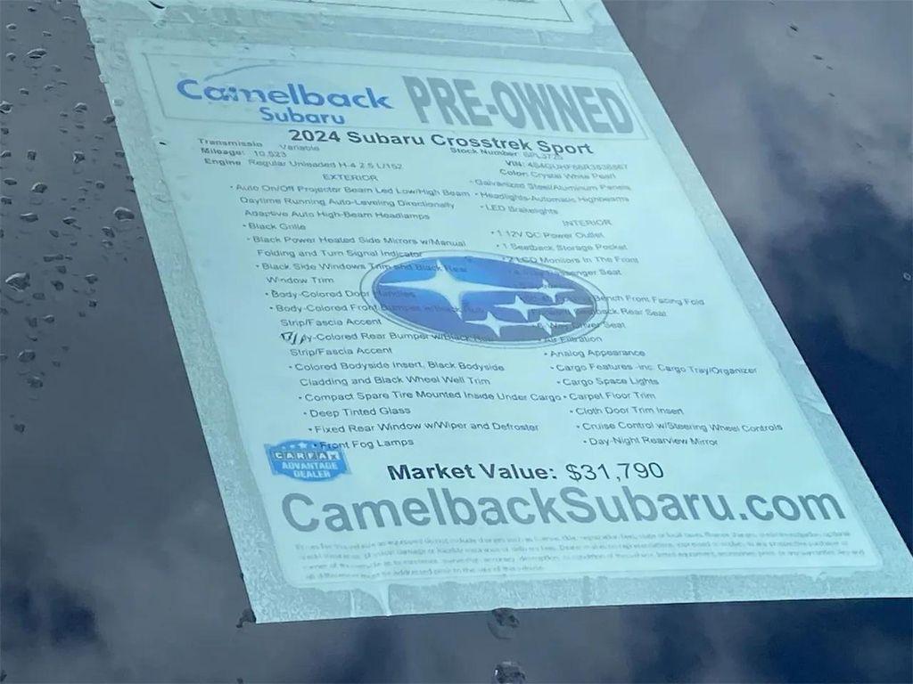 used 2024 Subaru Crosstrek car, priced at $29,990