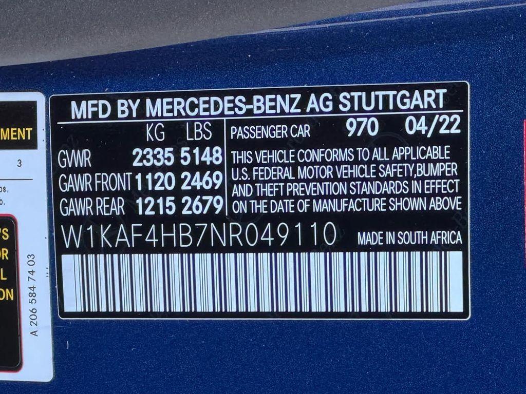 used 2022 Mercedes-Benz C-Class car, priced at $32,689