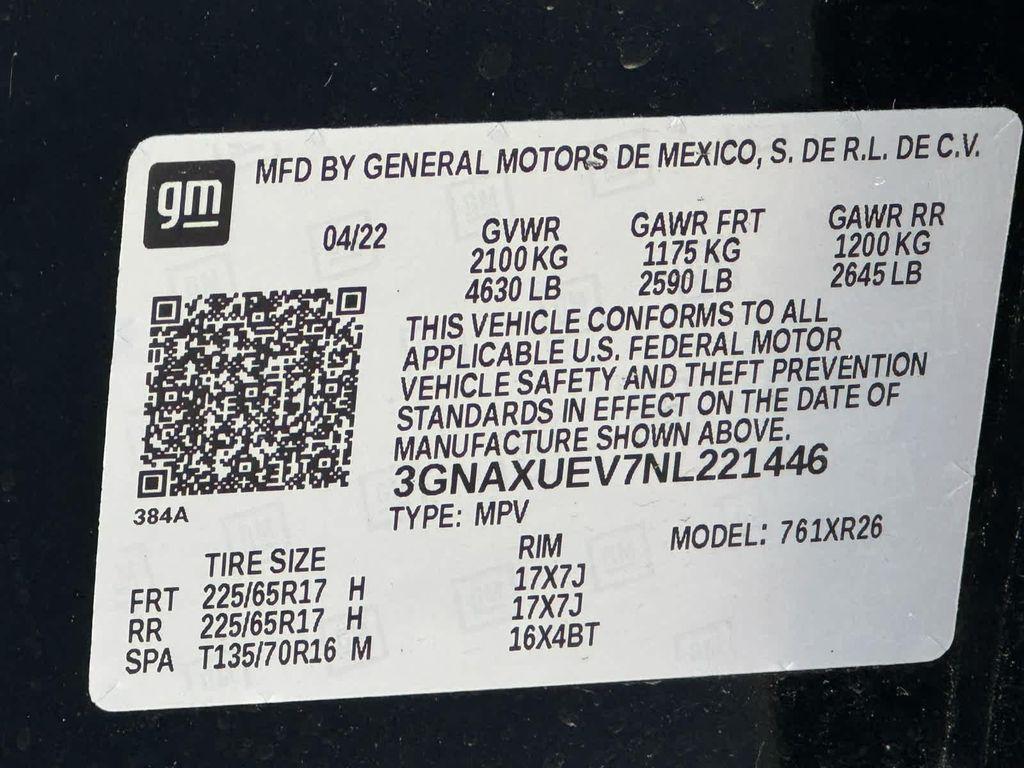 used 2022 Chevrolet Equinox car, priced at $22,642