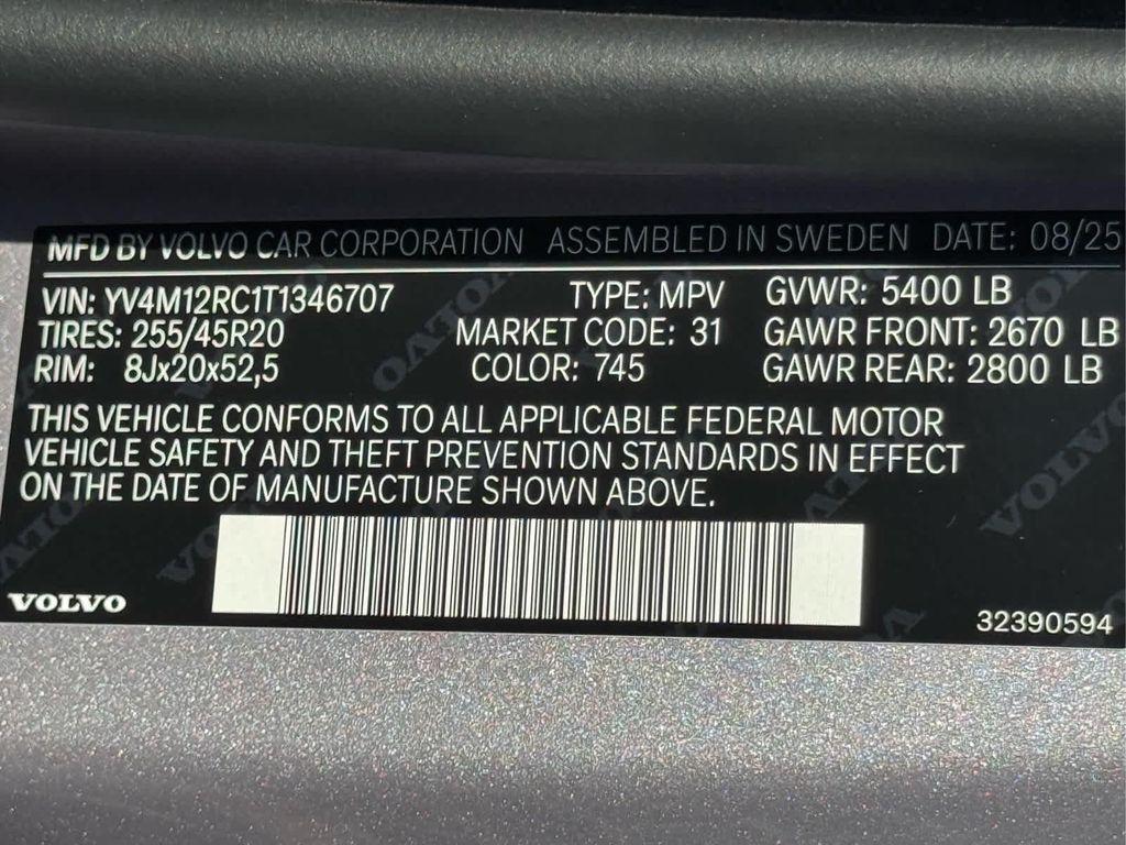 new 2026 Volvo XC60 car, priced at $57,985