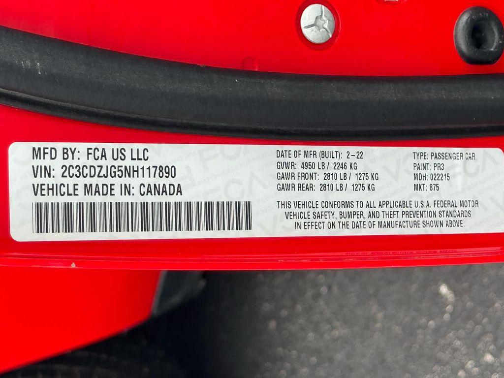 used 2022 Dodge Challenger car, priced at $23,998