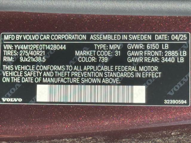 new 2026 Volvo XC90 car, priced at $69,455
