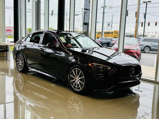 new 2024 Mercedes-Benz AMG C 43 car, priced at $72,990